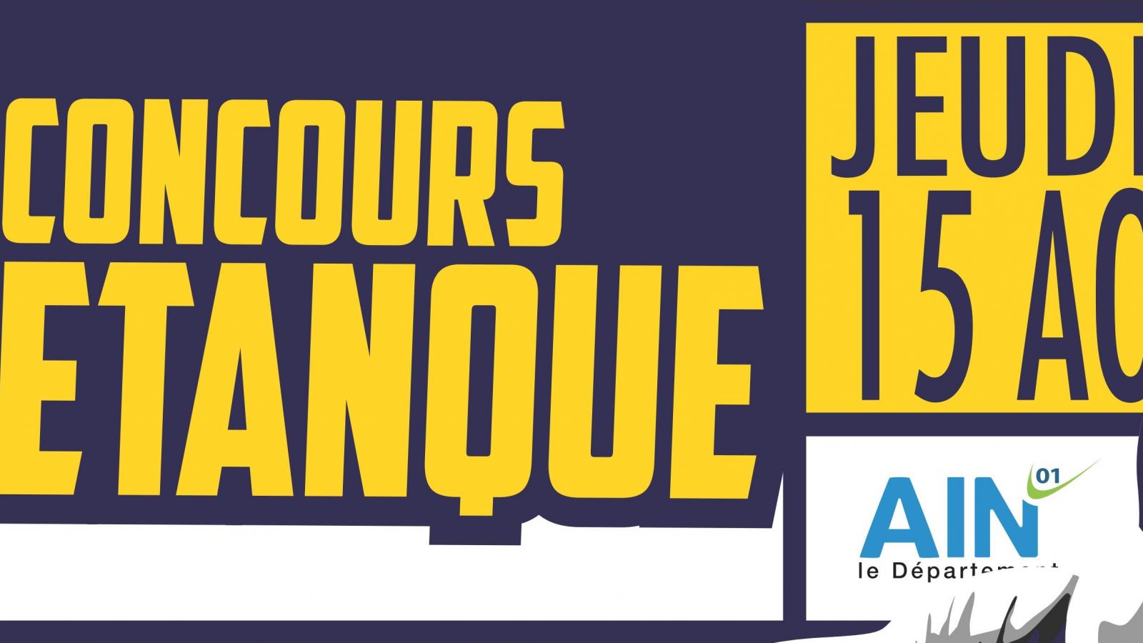 Concours de pétanque, jeudi 15 août 2019