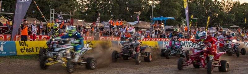 Les jeunes du club en porte drapeau pour le Mondial du Quad 2021