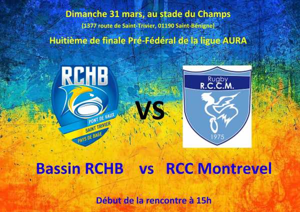 Bassin RCHB vs RCC Montrevel