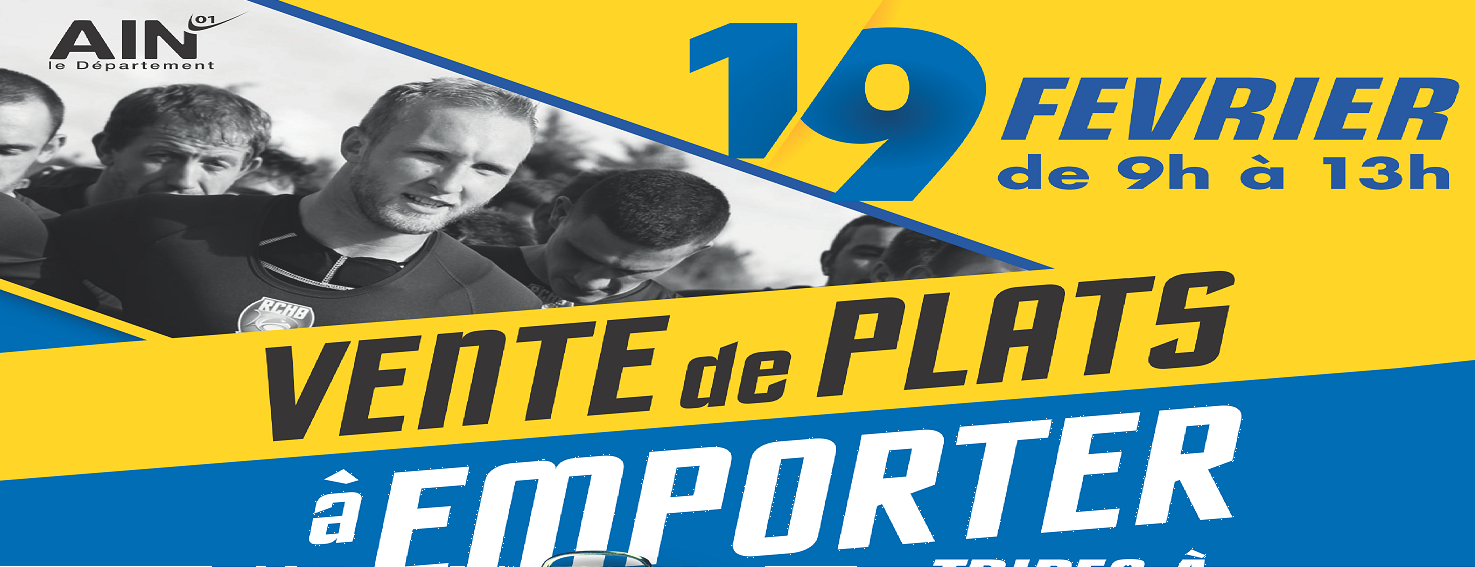 Vente de plats à emporter, samedi 19 fevrier 2022