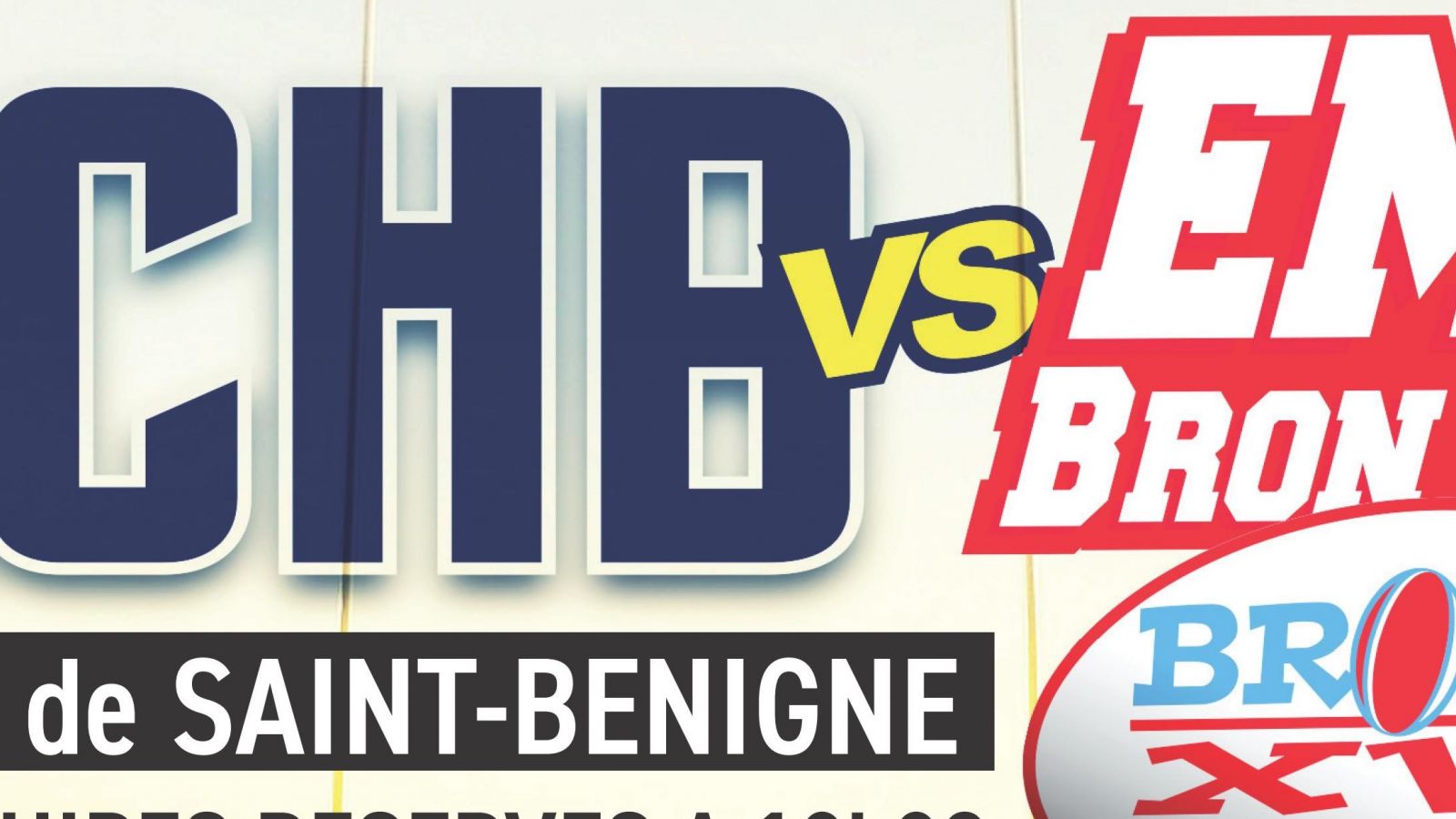 Dimanche 17 novembre 2019, Bassin RCHB vs EMS Bron