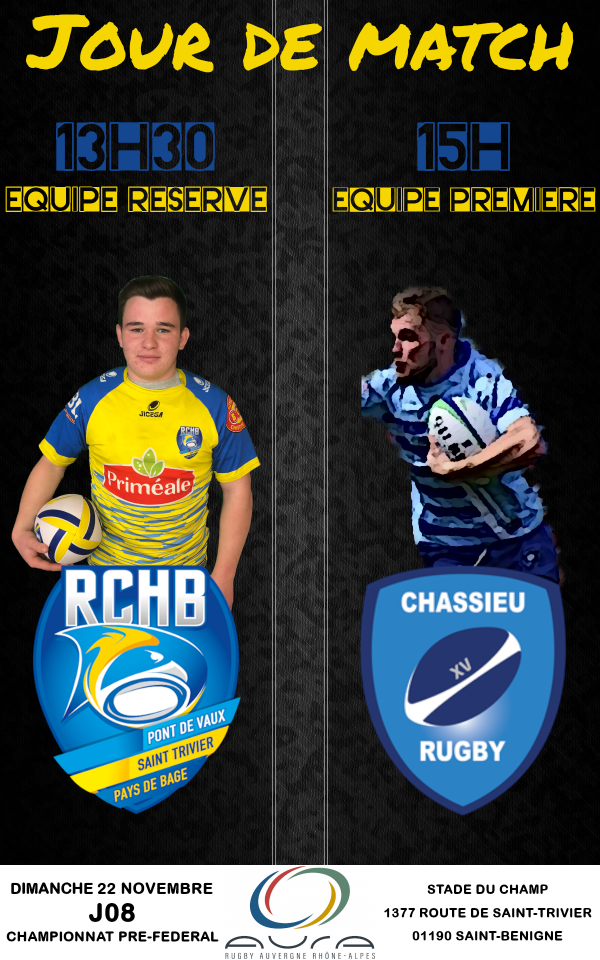 Bassin RCHB vs Chassieu Rugby