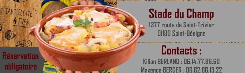 Vente de tartiflette - 04/12/2021