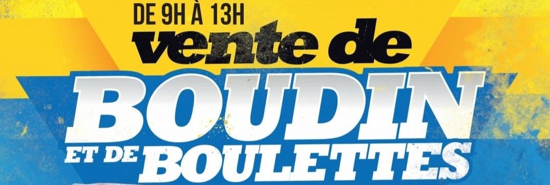 Dimanche 16 octobre, vente de boudins et boulettes de viande