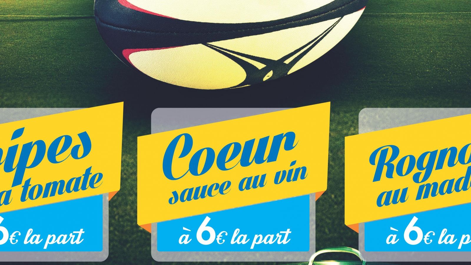 Vente de plats à emporter, samedi 16 février 2019
