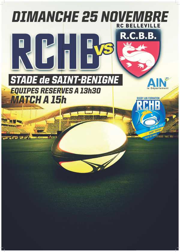 Bassin RCHB B vs RC Belleville en Beaujolais B