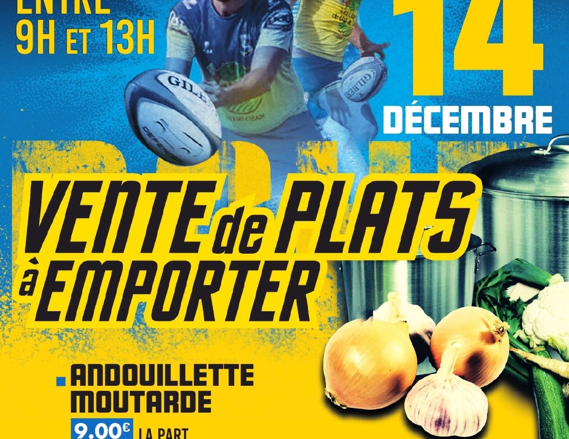 vente de plats à emporter