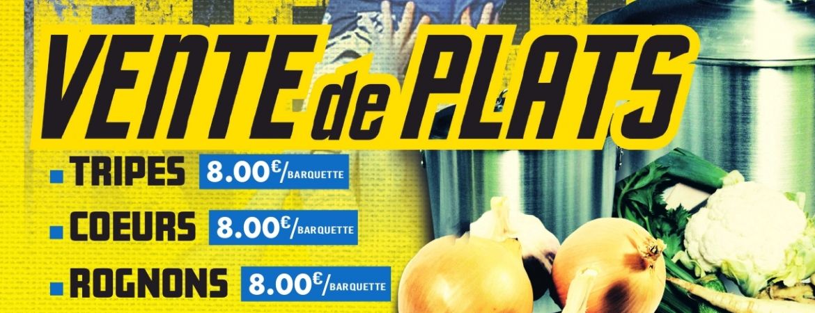 Vente de plats