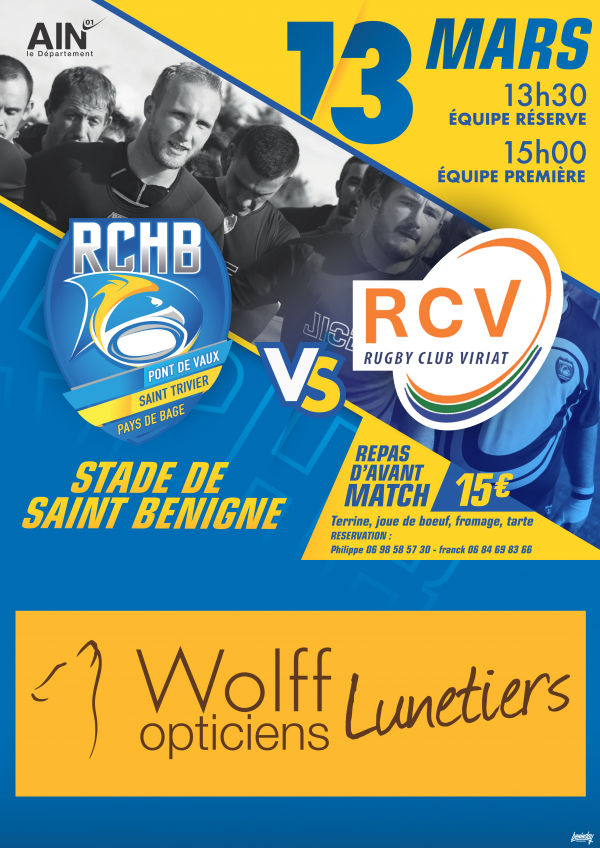 Bassin RCHB B vs RC Viriat B