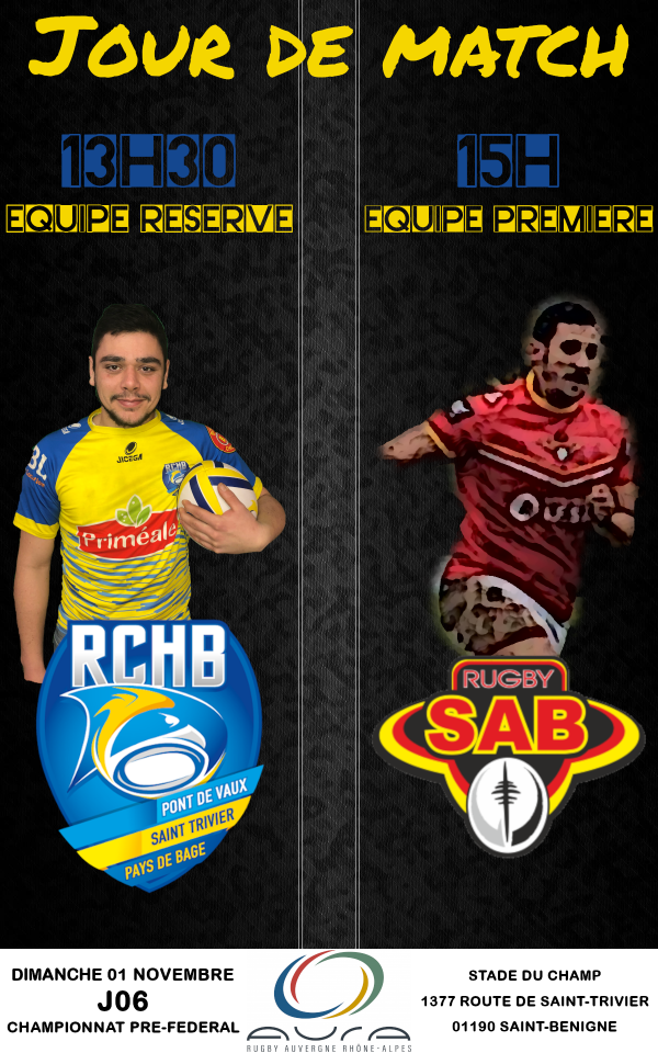 Bassin RCHB vs SA Bourg