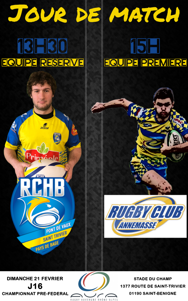 Bassin RCHB vs RC Annemasse