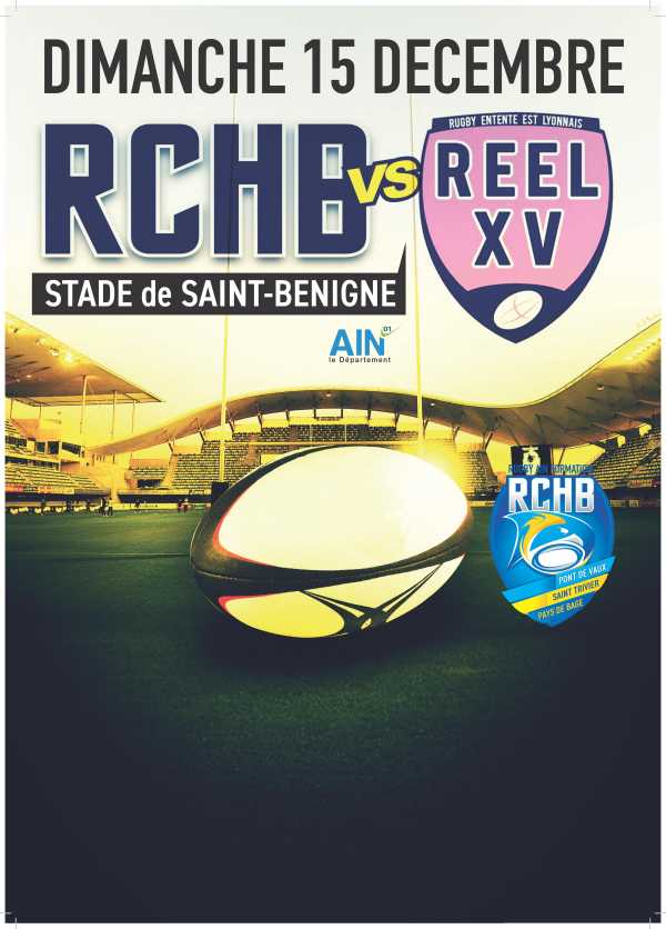 Bassin RCHB vs Rugby Est Lyonnais XV