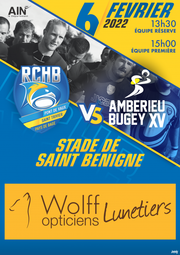 Bassin RCHB B vs Ambérieu B